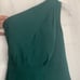 David’s bridal long one shoulder dress