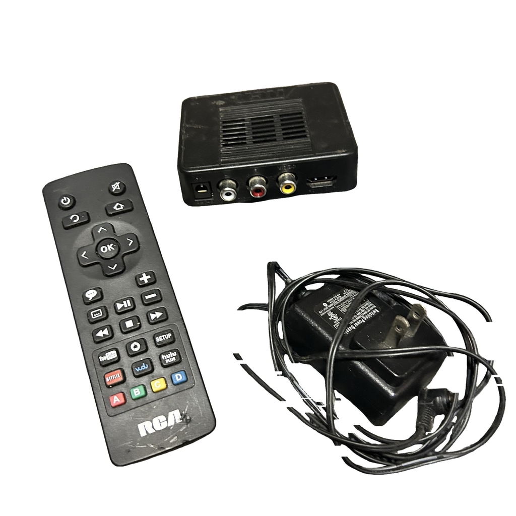 RCA Streaming Media Player Box with Remote & Power Adapter