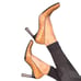 Vintage square toe pumps