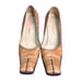Vintage square toe pumps