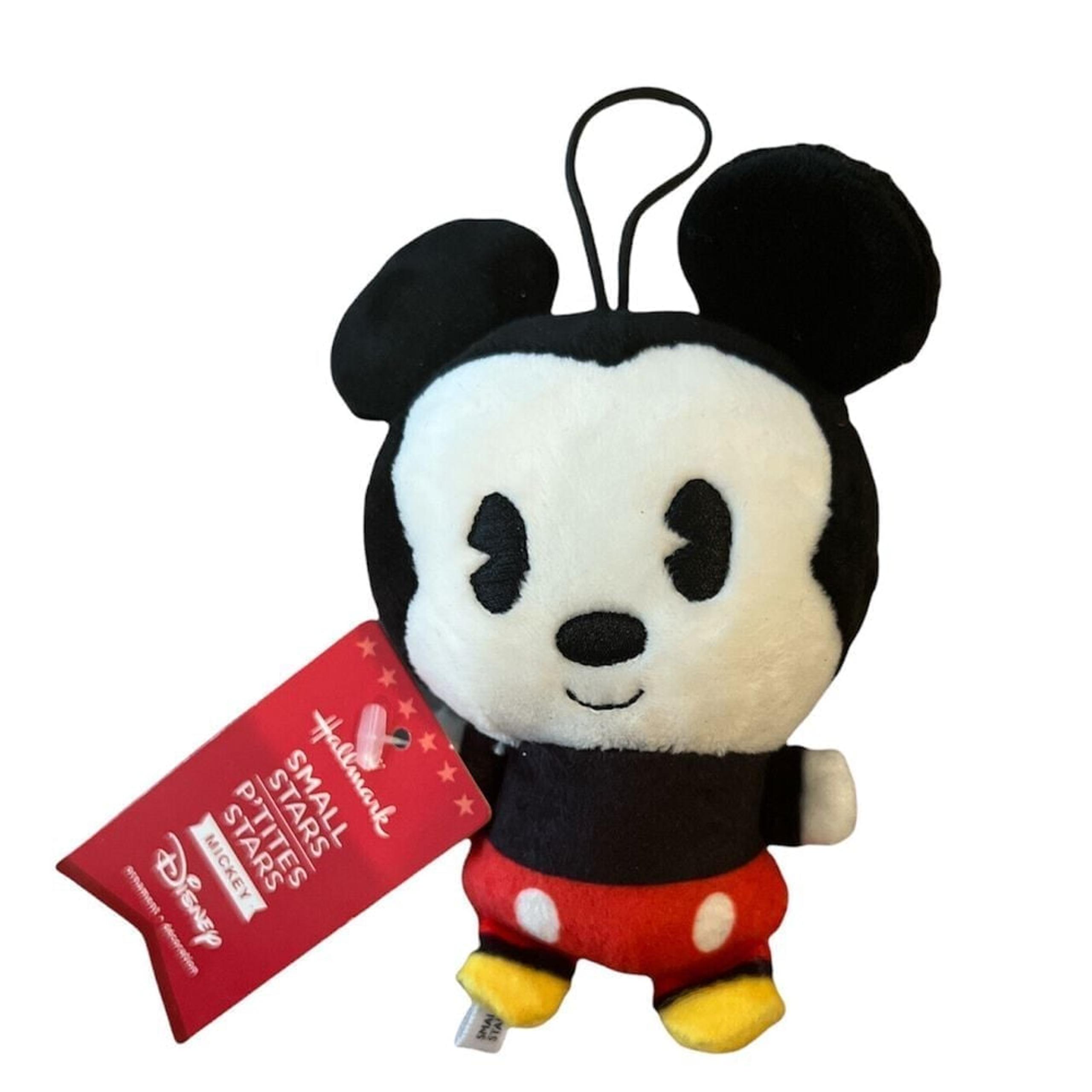 Hallmark Small Stars Disney Mickey Mouse Plush Christmas Ornament