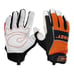 Goatskin Leather Gloves with Mesh Back Safety Gear for Workplace Protection