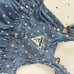 12M oshkosh vintage baby denim pokadot romper skirt jumper 12 Months