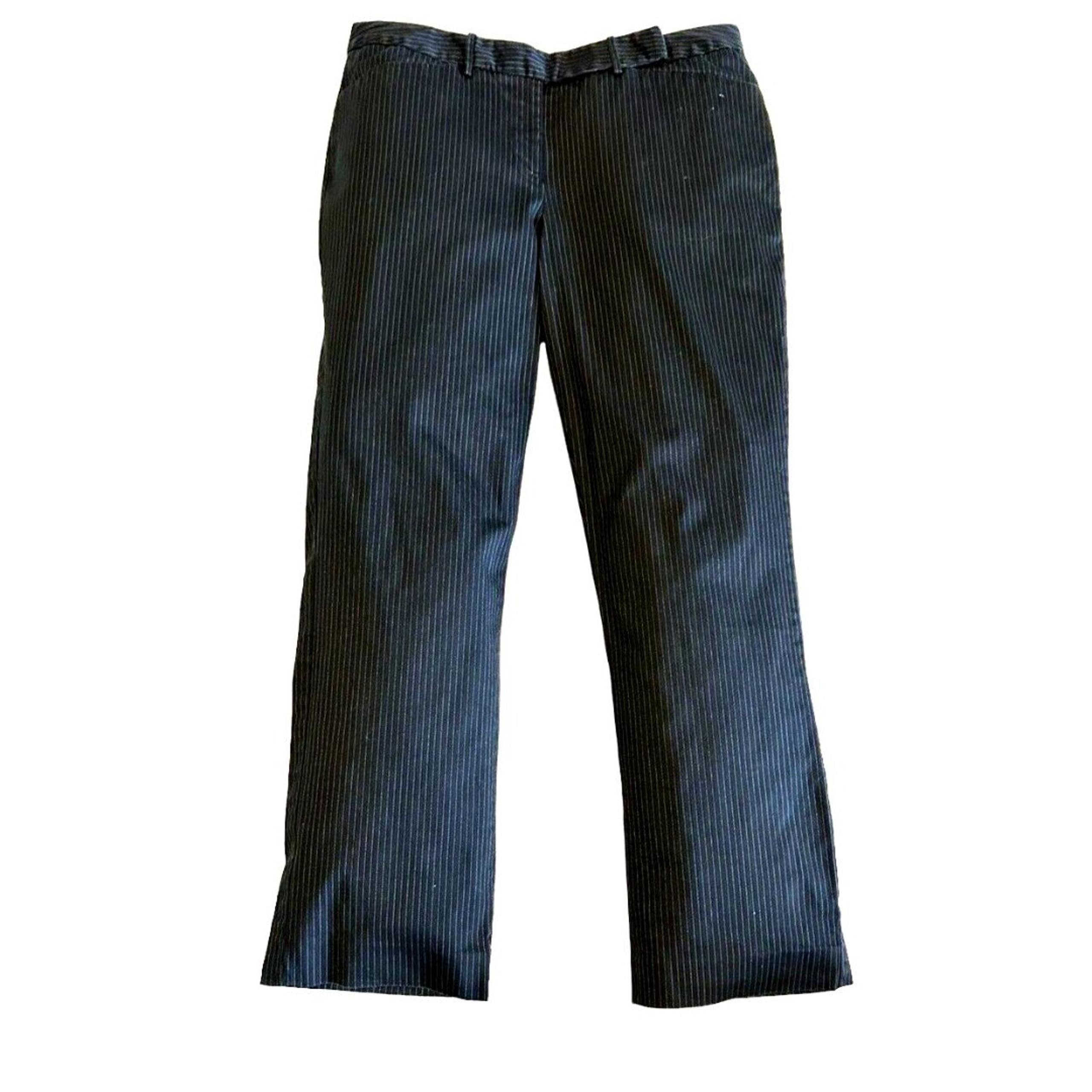 Merona Women's Size 8 Navy Pinstripe Trousers/Pants