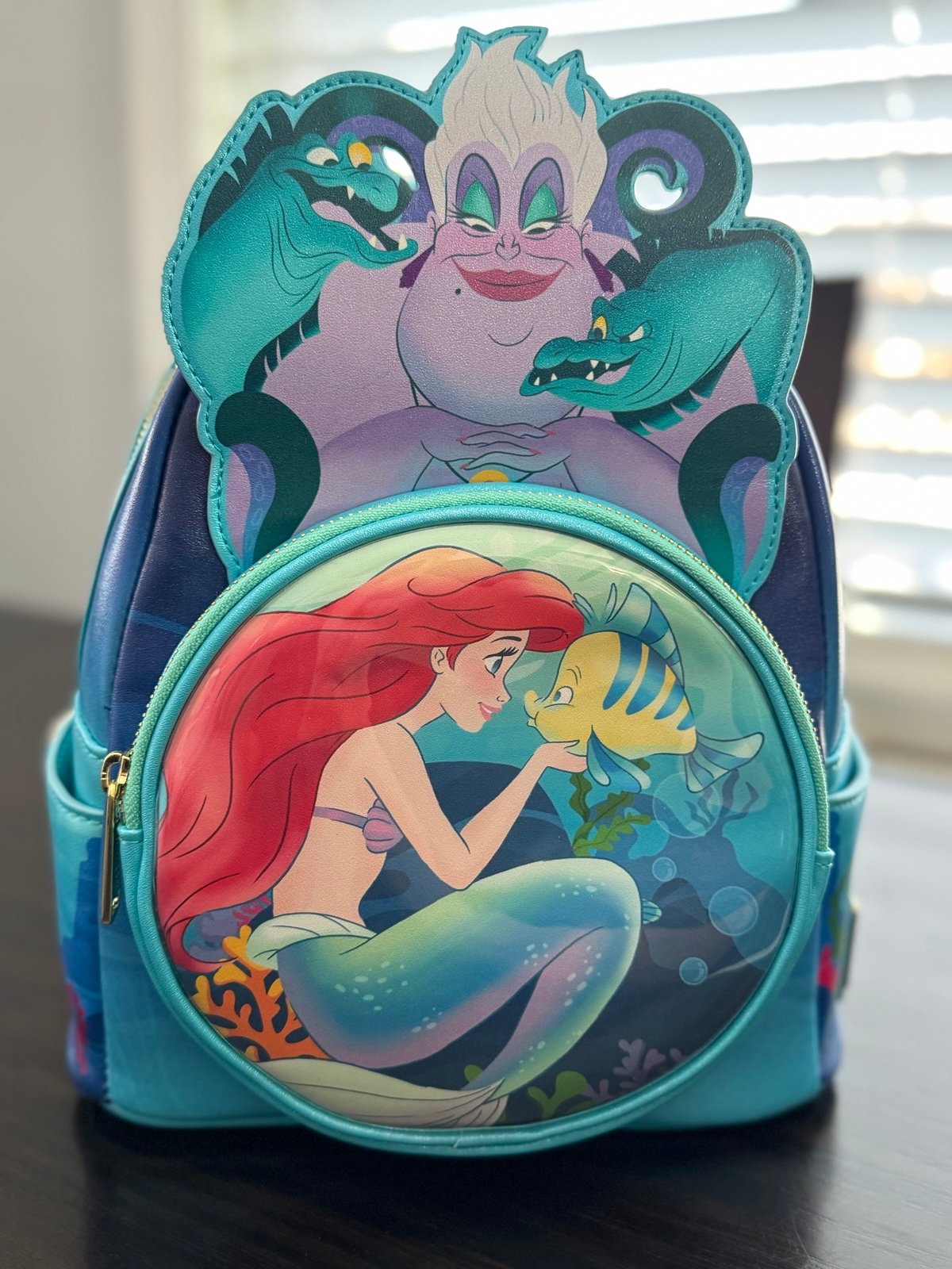 NWT Little mermaid 35th anniversary glow in the dark loungefly