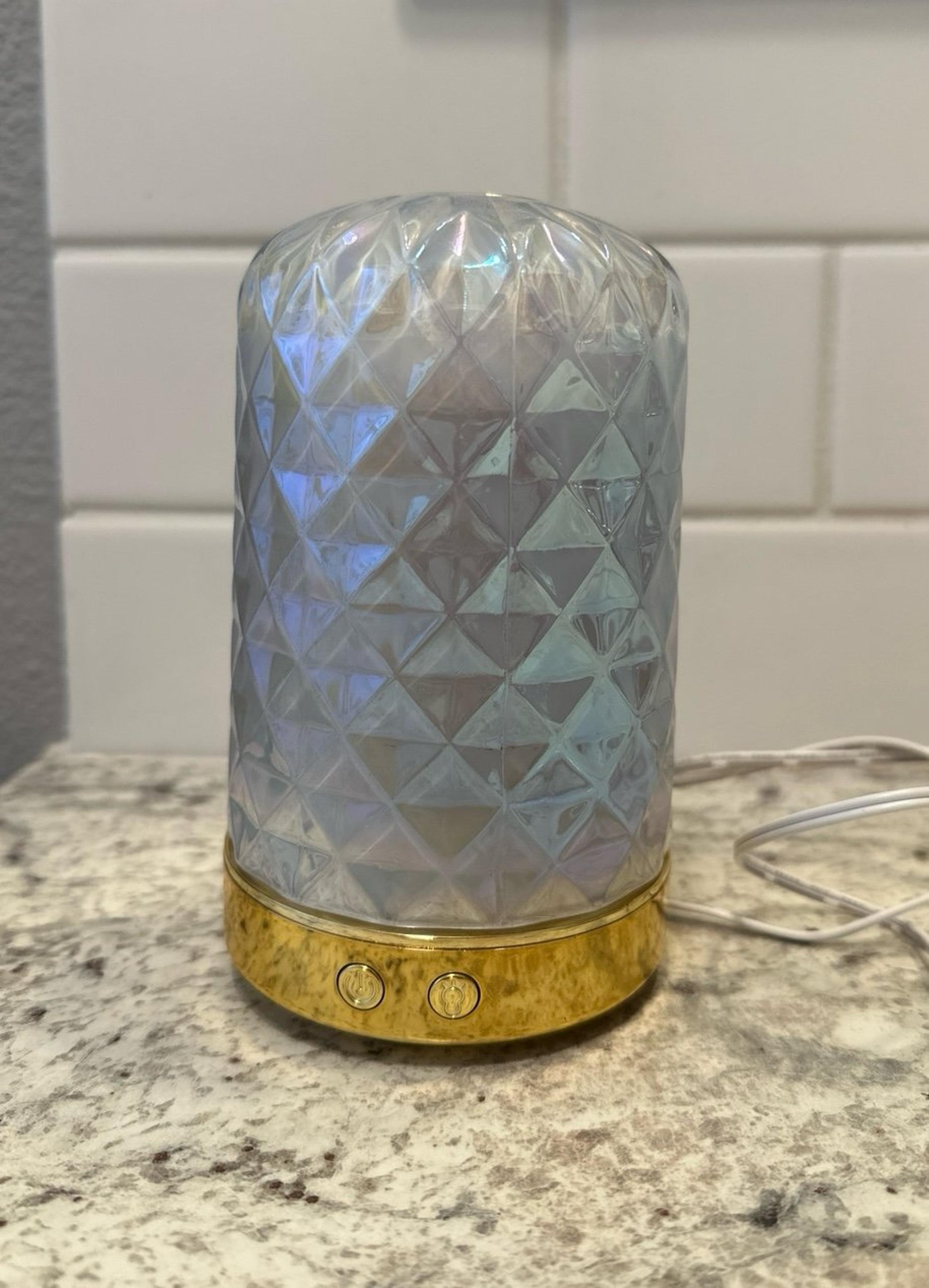 Color changing oil diffuser working, tested, gold, pearl, holographic