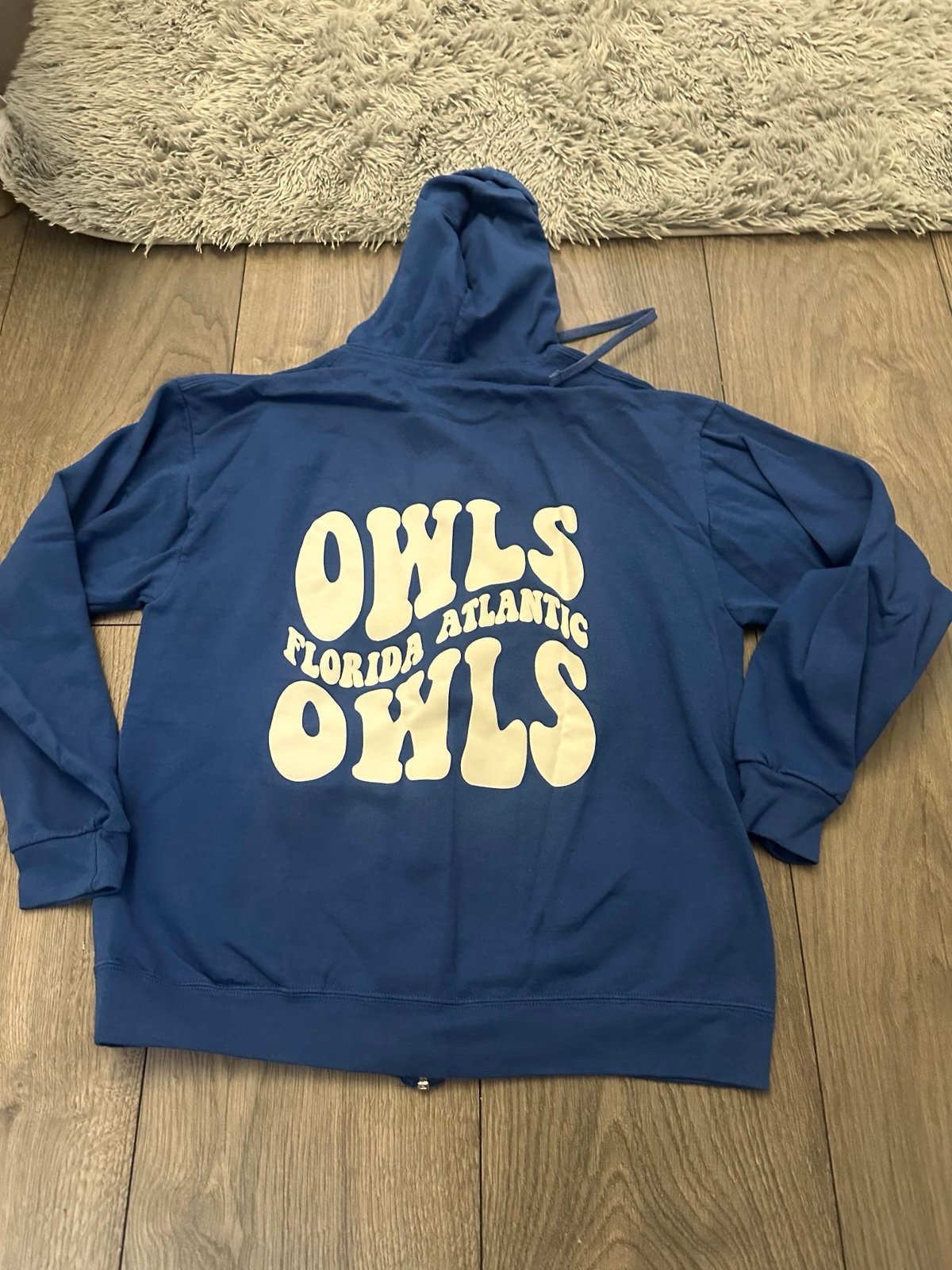 NWOT Fau owls Florida Atlantic zipper Hoodie Sz x large