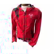 Polaris Slingshot Women’s Red Groove Full Zip Hooded Sweatshirt Size M