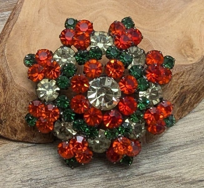 Vintage D&E Juliana Brooch And Clip On Earrings Verified