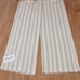 LOVE TREE On the Go Striped Drawstring Pants Womens M Linen Blend Wide Leg NWT