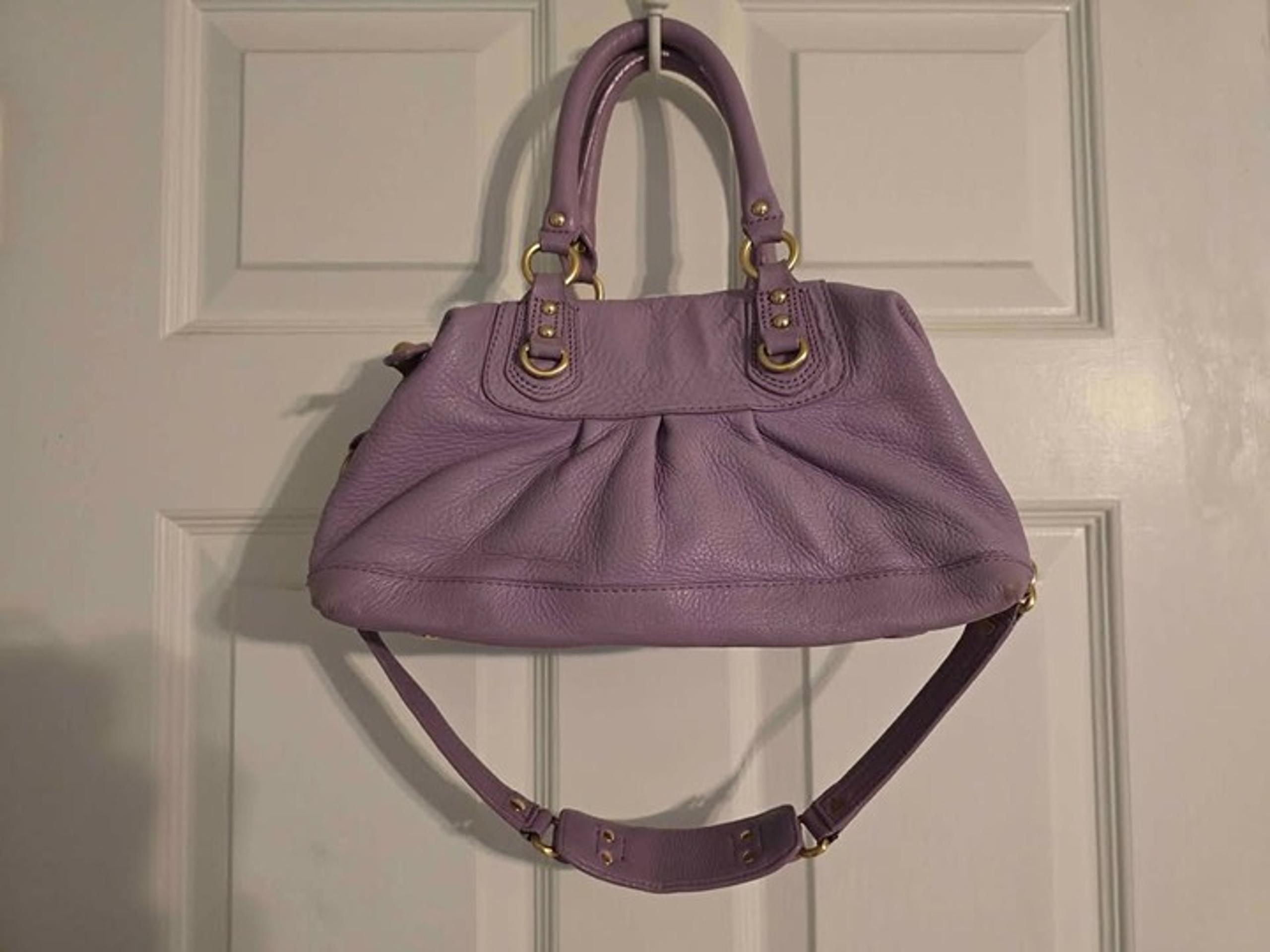 Wilson Leather Purple Purse