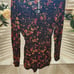 VICI NEW BLACK MULTI COLOR FLORAL ROMPER WITH LACE BACK PANEL SIZE SMALL