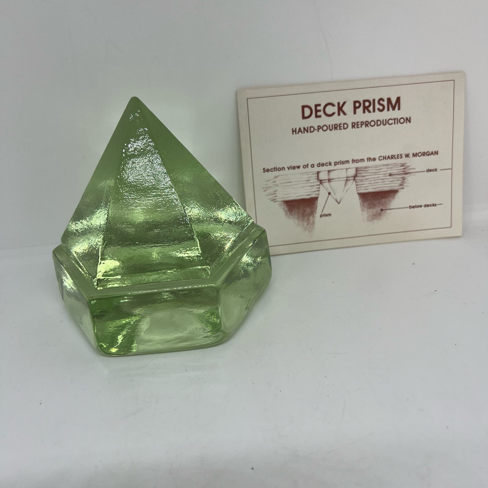 Vintage Hand-poured Reproduction Deck Prism