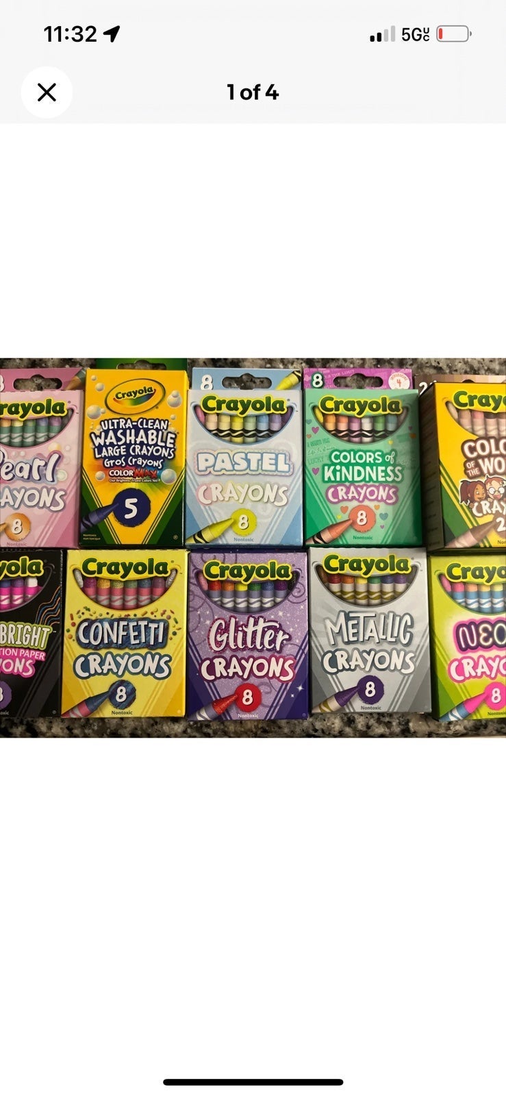 Crayola crayons variety 75 pack bulk hard to find colors limited edition colors