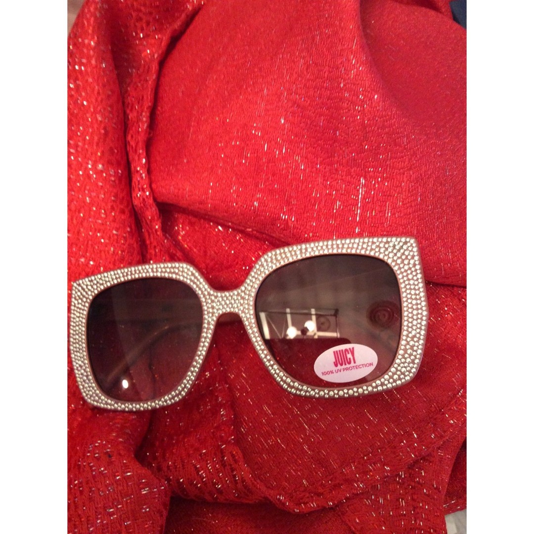 Juicy Couture Sunglasses 0214452311 Bling Womens