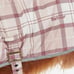 sz L - Barbour Wetherham Tartan Dog Coat in dewberry MSRP90 Lgweight Waterproof
