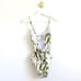 NEW! Kenny Flowers Watercolors THE BALI Underwire One Piece Green SZ M Long