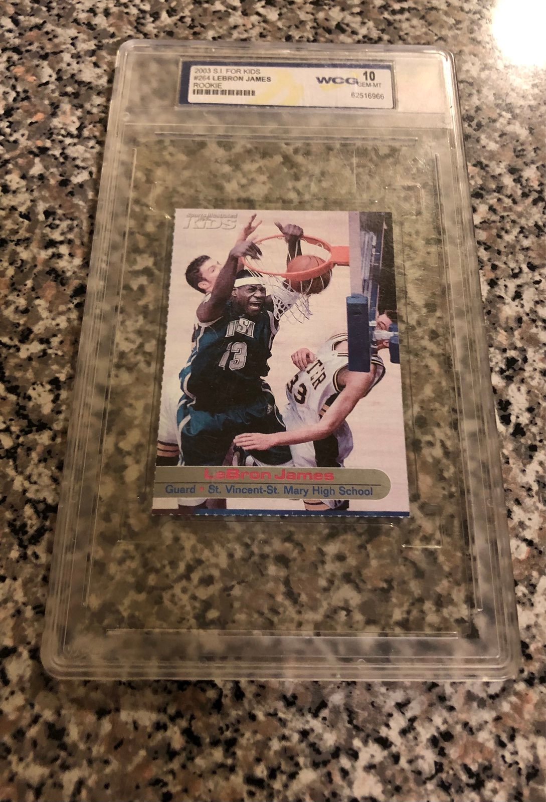 2003 SI for kids Lebron james rookie car