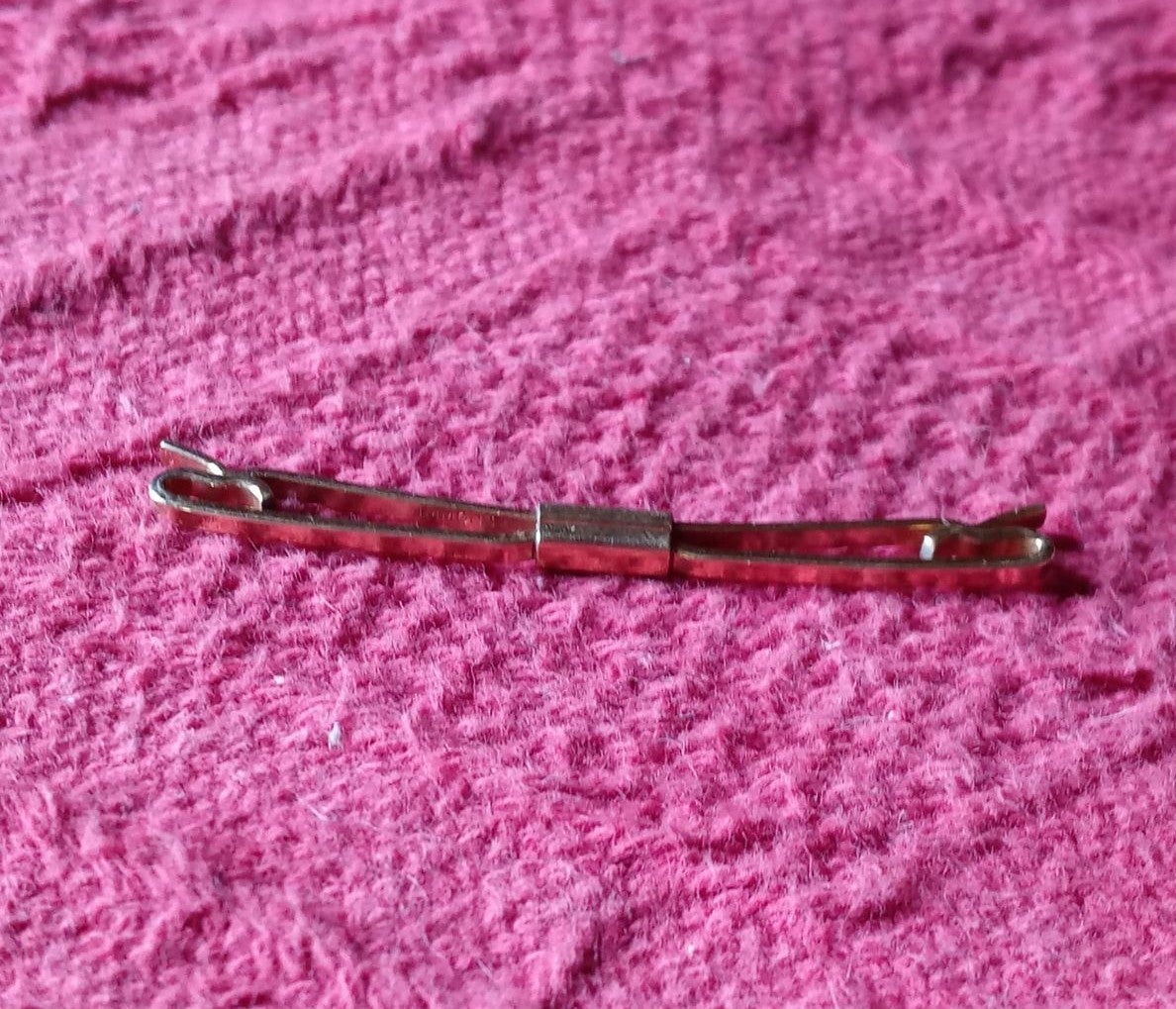 Vintage Men's Simmons Gold Collar Bar