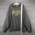 Jerzees NuBlend Men's Purdue Boilermakers Hoodie Gray 2XL Pullover Embroidered