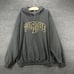 Jerzees NuBlend Men's Purdue Boilermakers Hoodie Gray 2XL Pullover Embroidered
