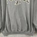 Jerzees NuBlend Men's Purdue Boilermakers Hoodie Gray 2XL Pullover Embroidered