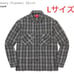 Supreme Heavy Flannel Shirt Black Size L