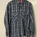 Supreme Heavy Flannel Shirt Black Size L