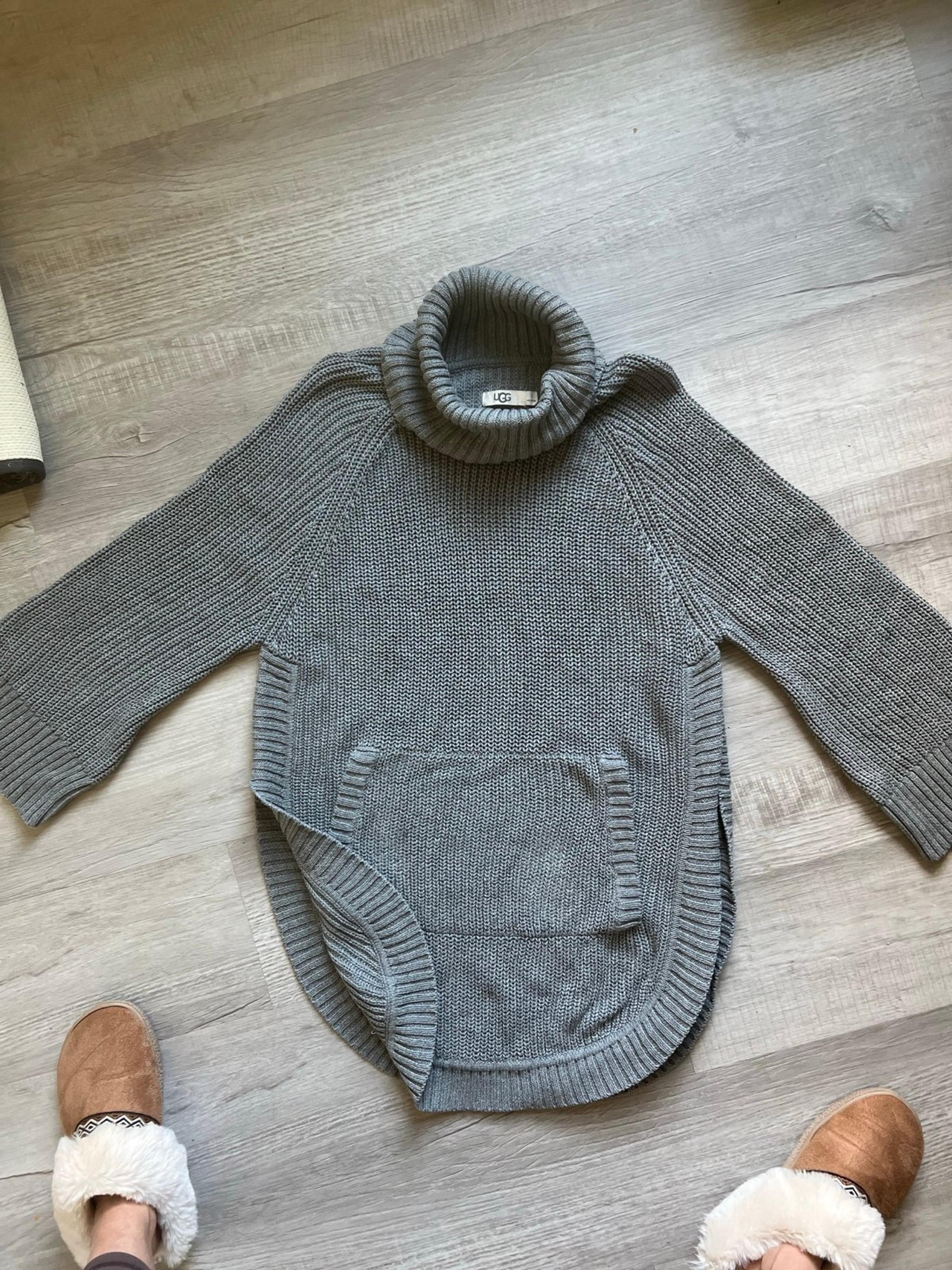 UGG KNIT SWEATER THICK Women’s Cowl Neck gray