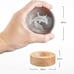 3D Crystal Ball Night Light with 16 Color LED Wooden Base,