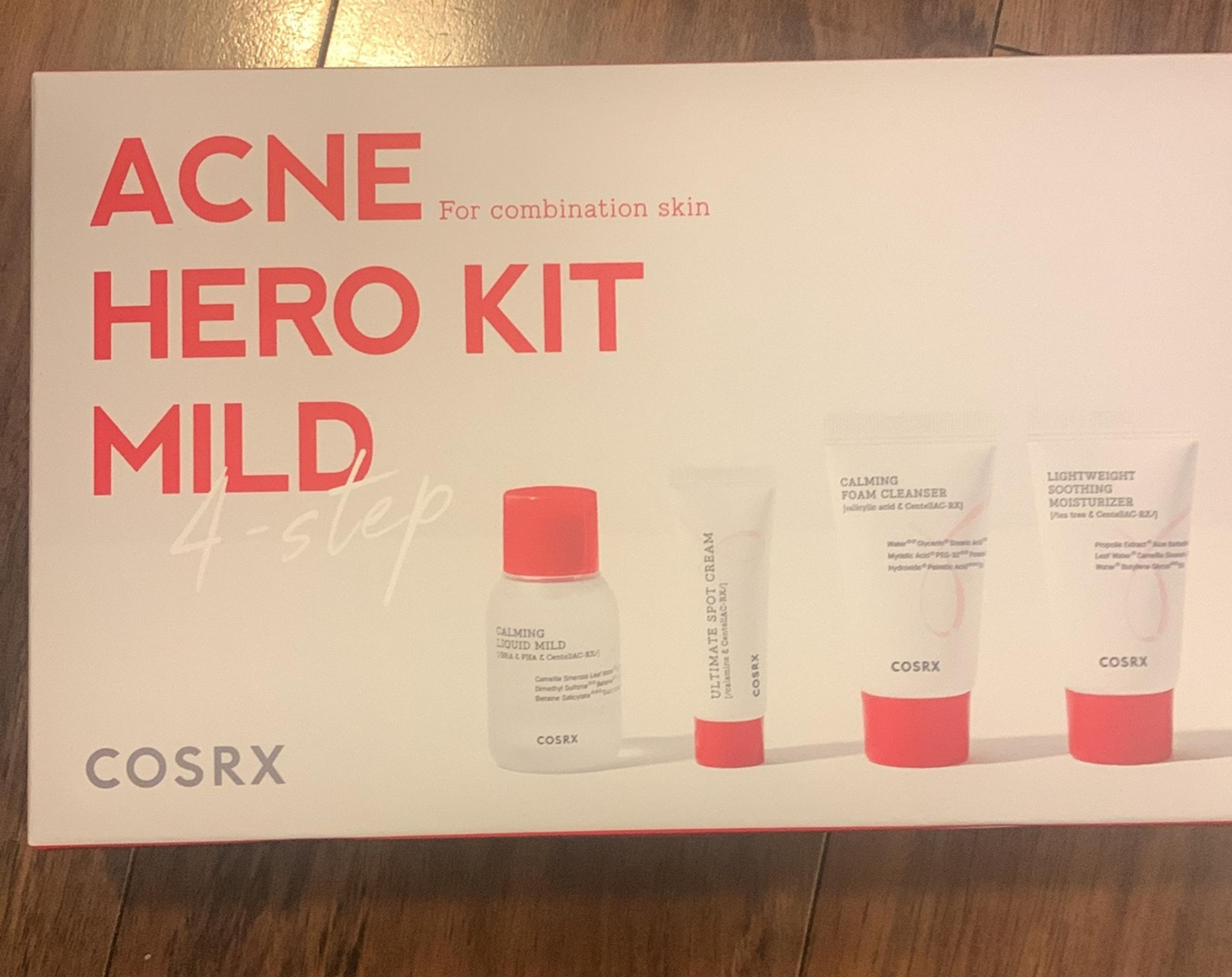 COSRX ACNE HERO KIT MILD 4-STEP FOR COMBINATION SKIN KBEAUTY