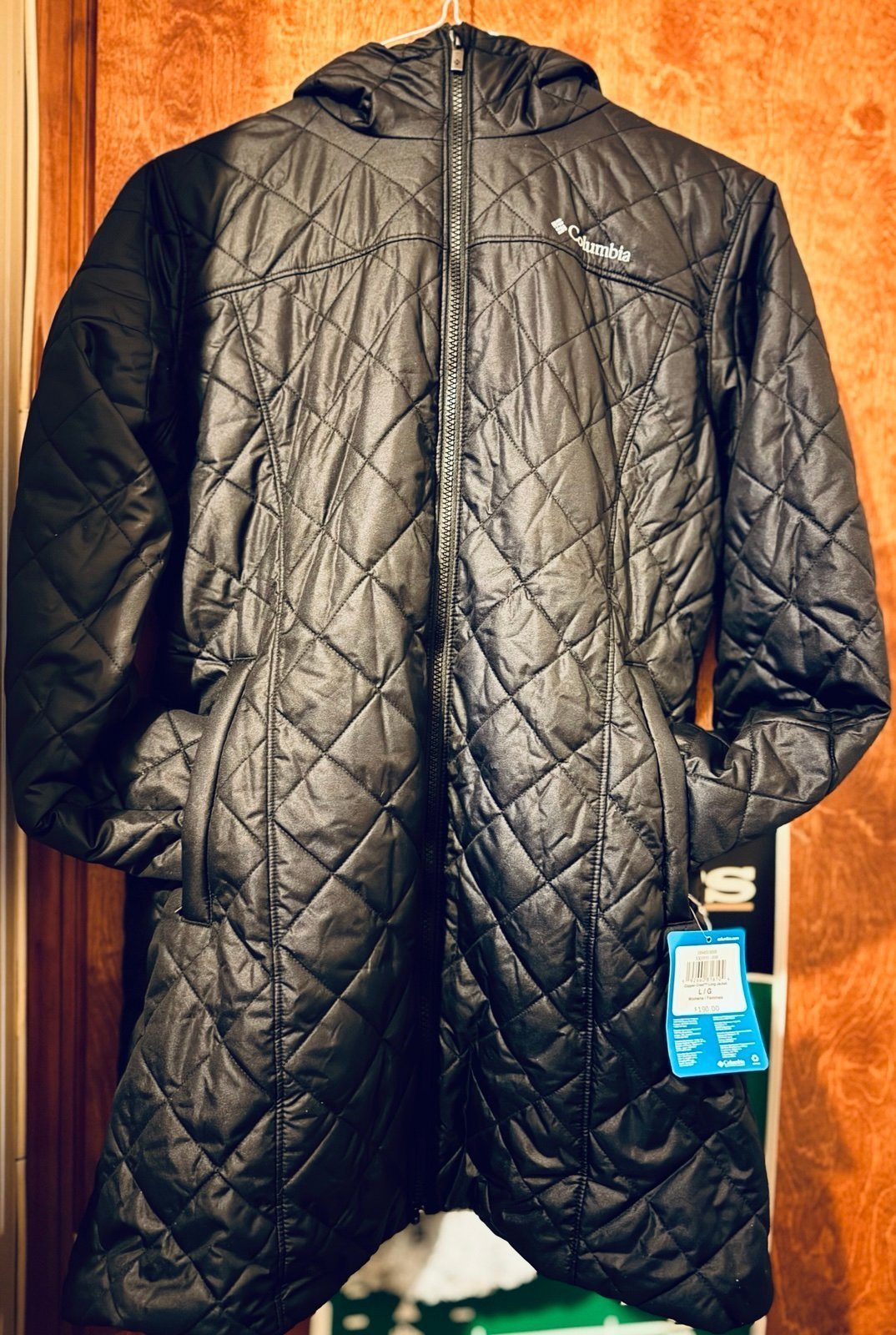Columbia Copper Crest Long Womens Water Resistant Heavyweight Quilted Jacket