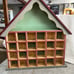 Vintage Curiosity Display Case- 24 1”x1” squares and top display-BEAUTIFUL