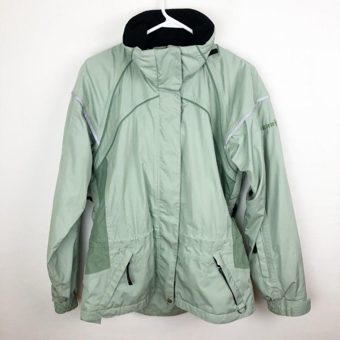KERRITS green winter horse riding parka