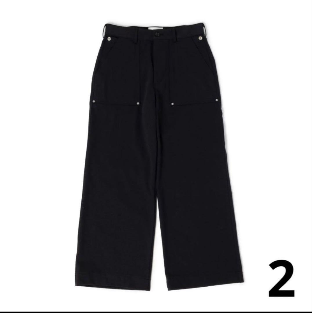 【残りわずか】 simplycomplicated BAKER PANTS BLACK 【2】 パンツ