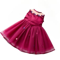 VTG American Girl Doll Pleasant Company Ballet Costume Tulle Dress with Flowers