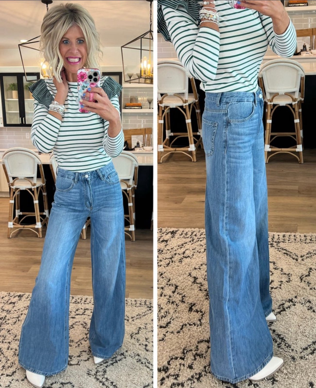 Vervet wide leg denim