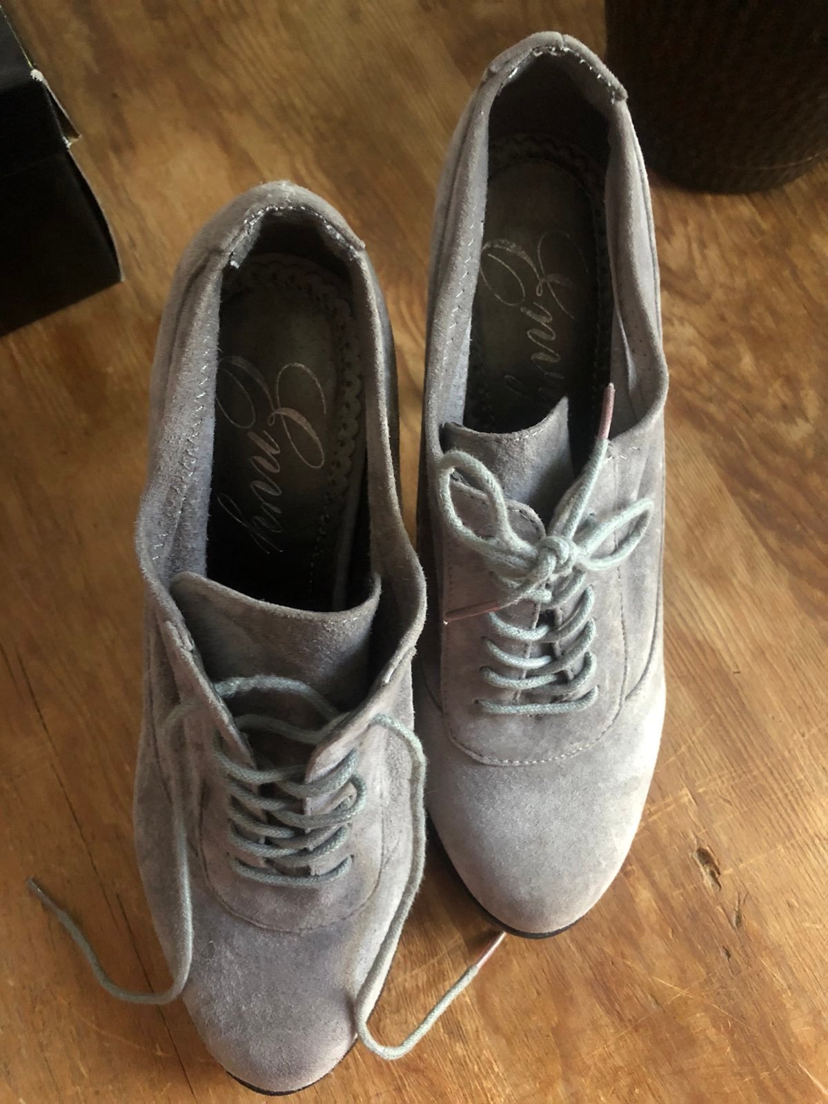 Platform Heeled Laced Oxford