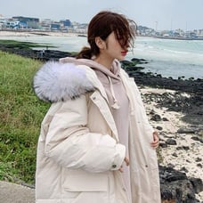 Duck down jacket for women