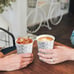 180 Pack 12 oz Disposable Coffee Cups, Leakproof Hot Drink Cups for Cafe, Office