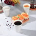 180 Pack 12 oz Disposable Coffee Cups, Leakproof Hot Drink Cups for Cafe, Office