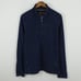 Gramicci Men's Large Blue Recycled Polyester Fleece 1/4 Zip Pullover Jacket