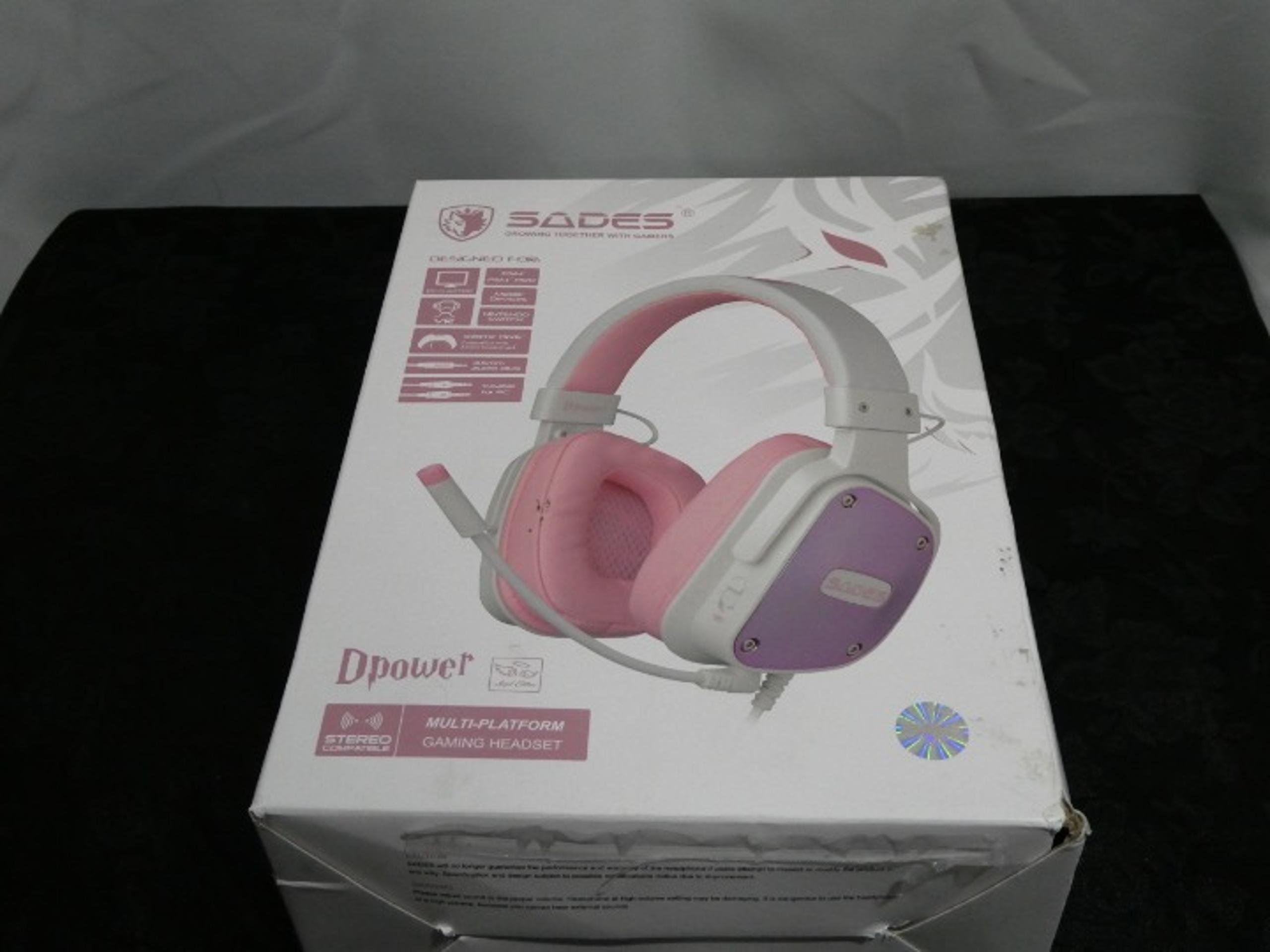 SADES Angel Edition Pink Headphones