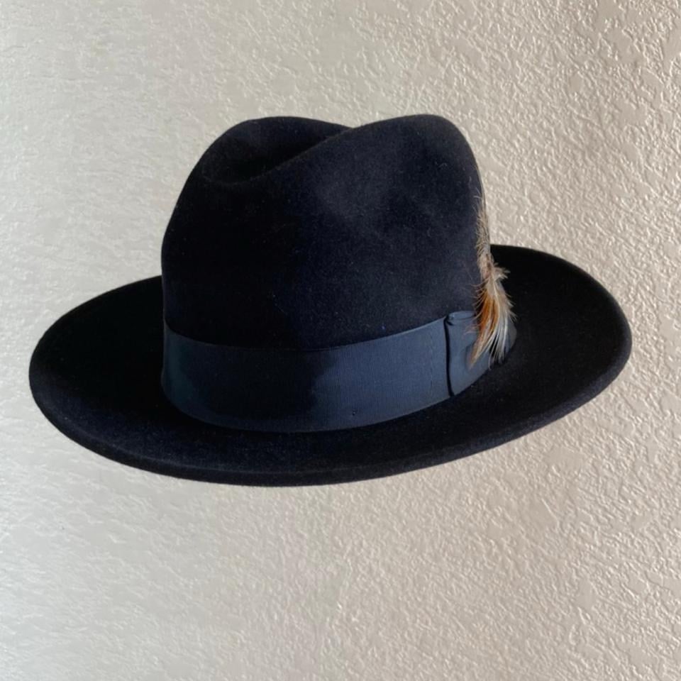Dobbs Steve Harvey Collection The Waverly Genuine Fur Felt Fedora Size 7 1/8