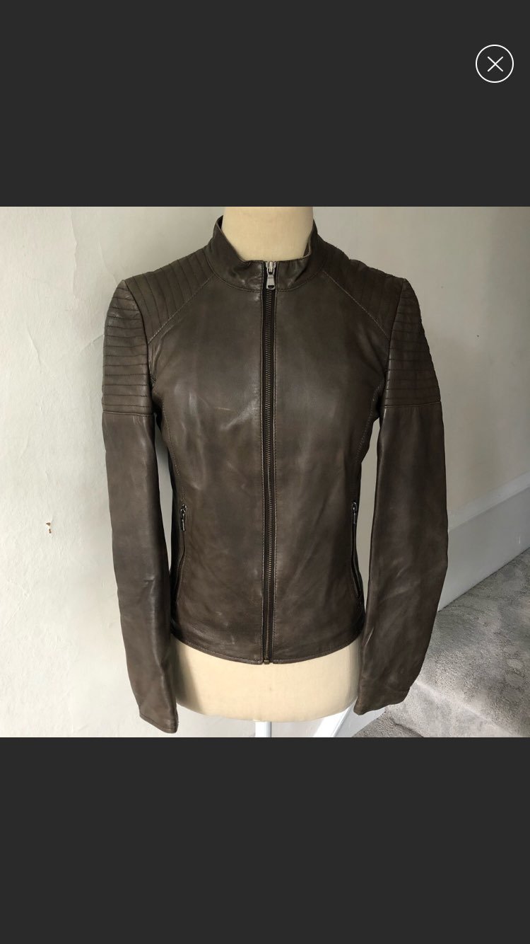 Peserico Nordstrom Leather Moto Jacket