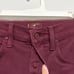 MOTHER The Tripper Ankle Fray Jeans in Play Date Burgundy Women’s Size 26
