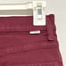 MOTHER The Tripper Ankle Fray Jeans in Play Date Burgundy Women’s Size 26