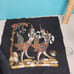 Lot of 5 Vintage Thai Silk printing