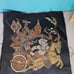 Lot of 5 Vintage Thai Silk printing