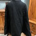 Black Wool, Fully Lined cape with 4 buttons down the side